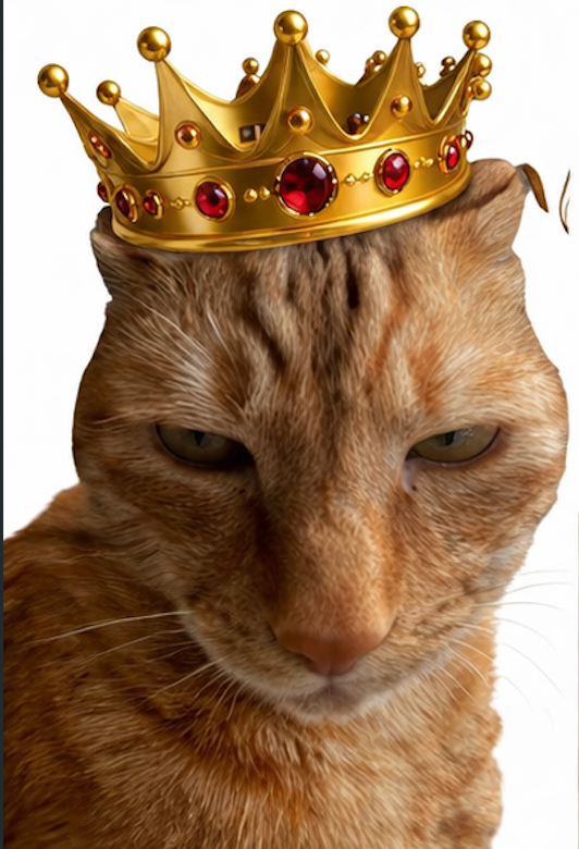 Brush Jjaemu cat brushing game orange cat reaction